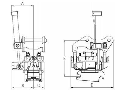 Backhoe Loader Tiltrotator